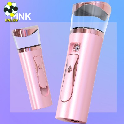 China supplier Beauty moisture tool USB rechargeable mini personal portable handy humidifier with power bank