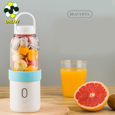 Portable Juicer Cup, 4000mAh Portable Blender Rechargeable ElectricJuice Blender Mixer Personal Smoothie Maker with5700ml for