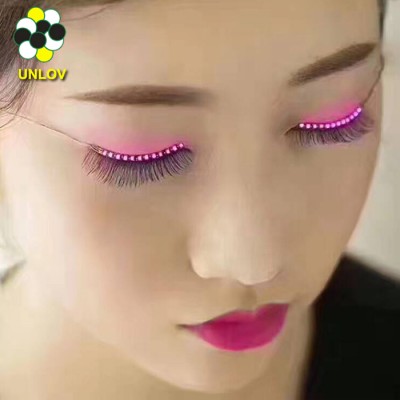 New club fashion F.lashes private label led eyelashes for party Queen