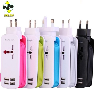 New Arrival Good Quality Multi USB extension electrical travel socket with usb 220v outlet for Mobile Phone,US/EU/AU/UK optional